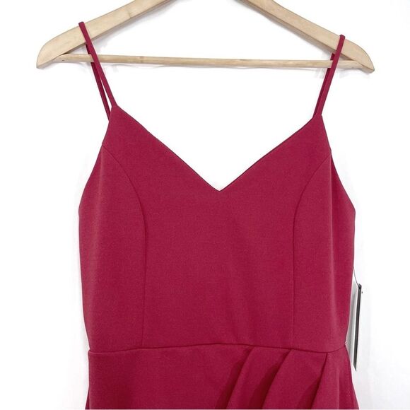 Lulu's Forever Your Girl Rust Red Bodycon Dress L - Picture 3 of 8